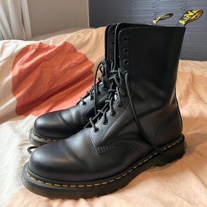 Like New Dr. Martens Leather Mid Calf Boots - Men's Size 12 Doc Martens